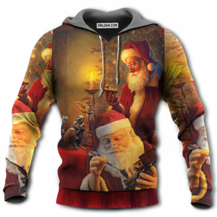 Christmas Santa Claus The Spirit of Christmas Art Style - Hoodie - Owl Ohh - Owl Ohh