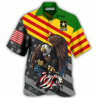 Veteran Vietnam Veteran Love Freedom Proud - Hawaiian Shirt - Owl Ohh - Owl Ohh