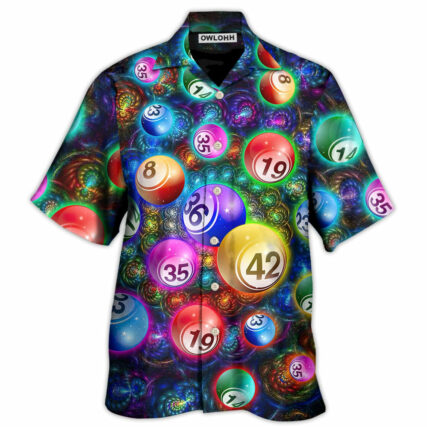 Billiard Funny Neon Colorful - Hawaiian Shirt - Owl Ohh - Owl Ohh