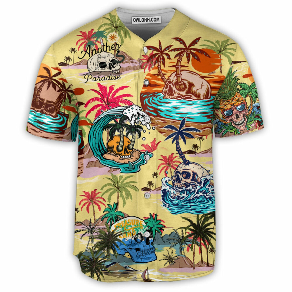 Skull Paradise Love It - Baseball Jersey - Owl Ohh - Owl Ohh
