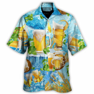 Beer Make Everyone Happy - Hawaiian Shirt - Owl Ohh - Owl Ohh