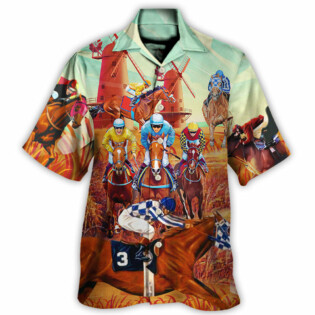 Horse Runs Fast Style - Hawaiian Shirt - Owl Ohh - Owl Ohh