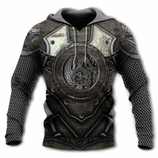Viking Blood Traditional Style Personalized With Blue - Hoodie - Owl Ohh - Owl Ohh