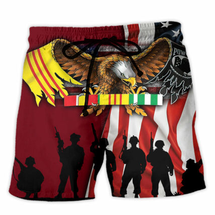 Veteran Vietnam Veteran We Were The Best - Beach Short - Owl Ohh - Owl Ohh
