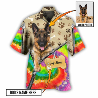 German Shepherd Dog Various Style Custom Photo Personalized - Hawaiian Shirt - Owl Ohh - Owl Ohh