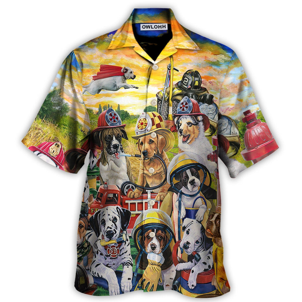 Dog Rescue Hero Helpers Rescued Is My Favorite Breed - Hawaiian Shirt - Owl Ohh - Owl Ohh