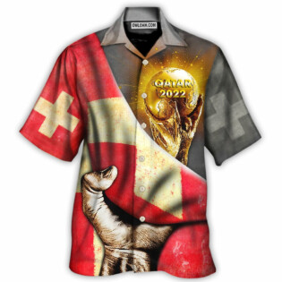 World Cup Qatar 2022 Switzerland Will Be The Champion - Hawaiian Shirt - Owl Ohh - Owl Ohh