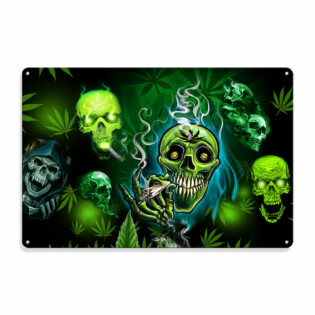 Skull So High Amazing Style - Metal Sign - Owl Ohh - Owl Ohh