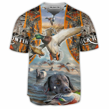 Hunting Duck Forest Hunting Lover - Baseball Jersey - Owl Ohh - Owl Ohh