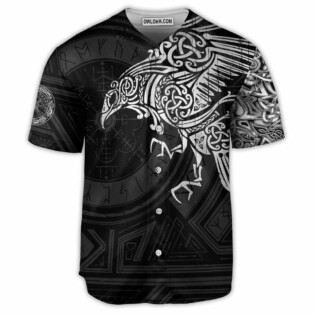 Viking Valhalla The Ravens - Baseball Jersey - Owl Ohh - Owl Ohh