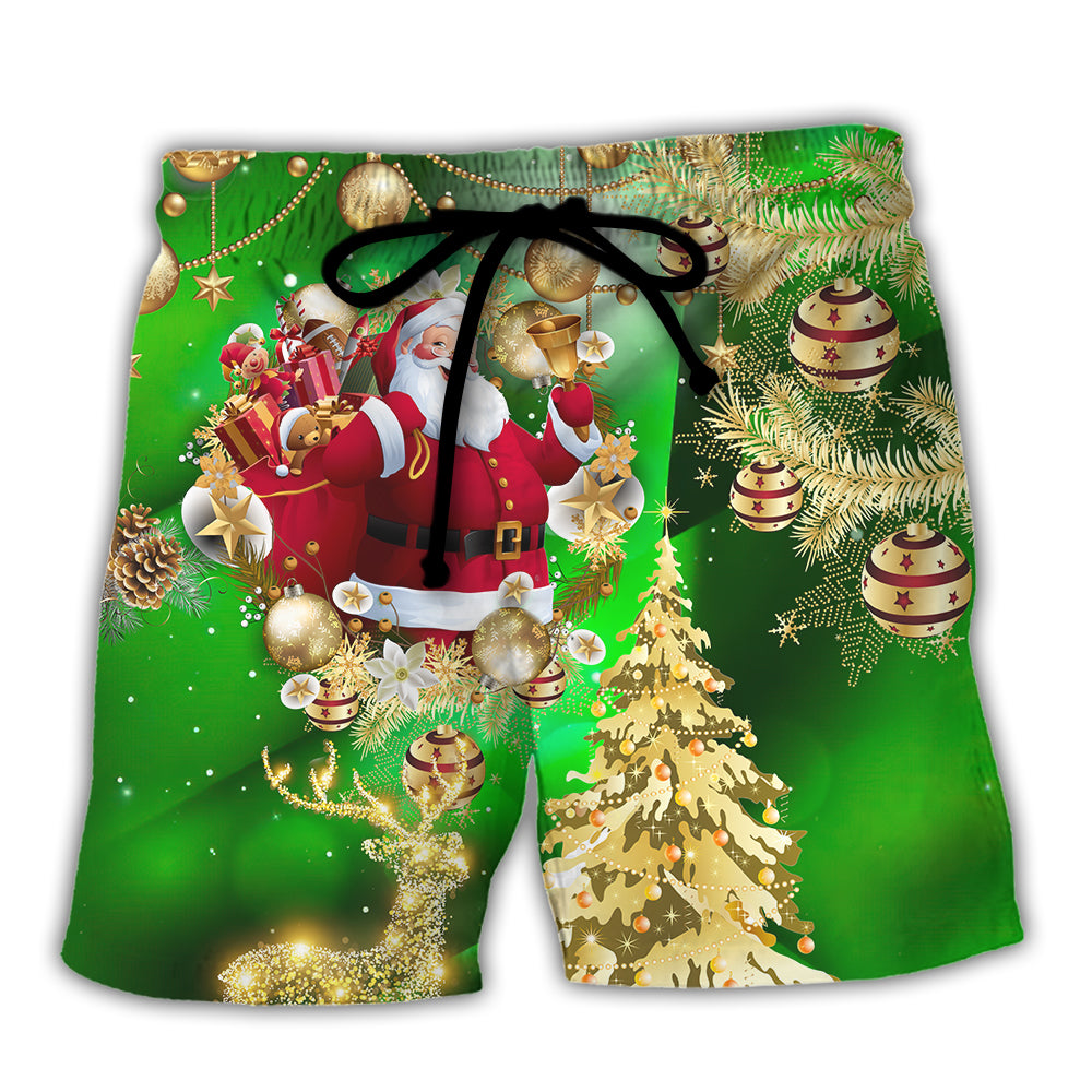 Christmas Tree Green Style - Beach Short - Owl Ohh - Owl Ohh