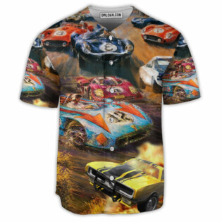 Car Racing Fast Style - Baseball Jersey - Owl Ohh - Owl Ohh