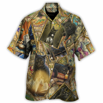 Cat Magic Cute Style - Hawaiian Shirt - Owl Ohh - Owl Ohh