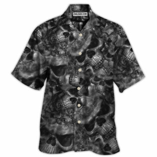 Skull Life's True Face Is The Skull - Hawaiian Shirt - Owl Ohh - Owl Ohh