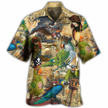 Parrot Pirates Life Vintage - Beach Short - Owl Ohh - Owl Ohh