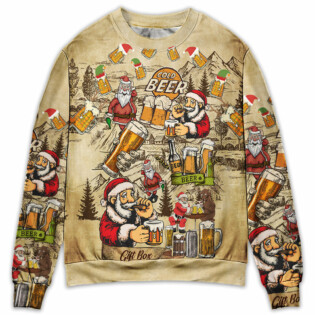 Christmas Merry Xmas Love Beer - Sweater - Ugly Christmas Sweaters - Owl Ohh - Owl Ohh
