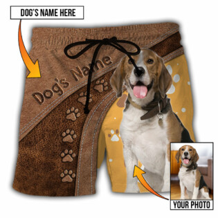 Dog Paw My Lovely Dog Classic Custom Photo Personalized - Beach Short - Owl Ohh - Owl Ohh
