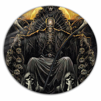 Skull Grim Reaper Dark - Round Mat - Owl Ohh - Owl Ohh