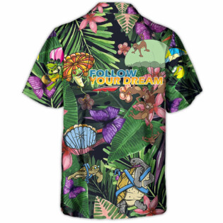 Parasailing Follow Your Dream Animal - Hawaiian Shirt - Owl Ohh-Owl Ohh