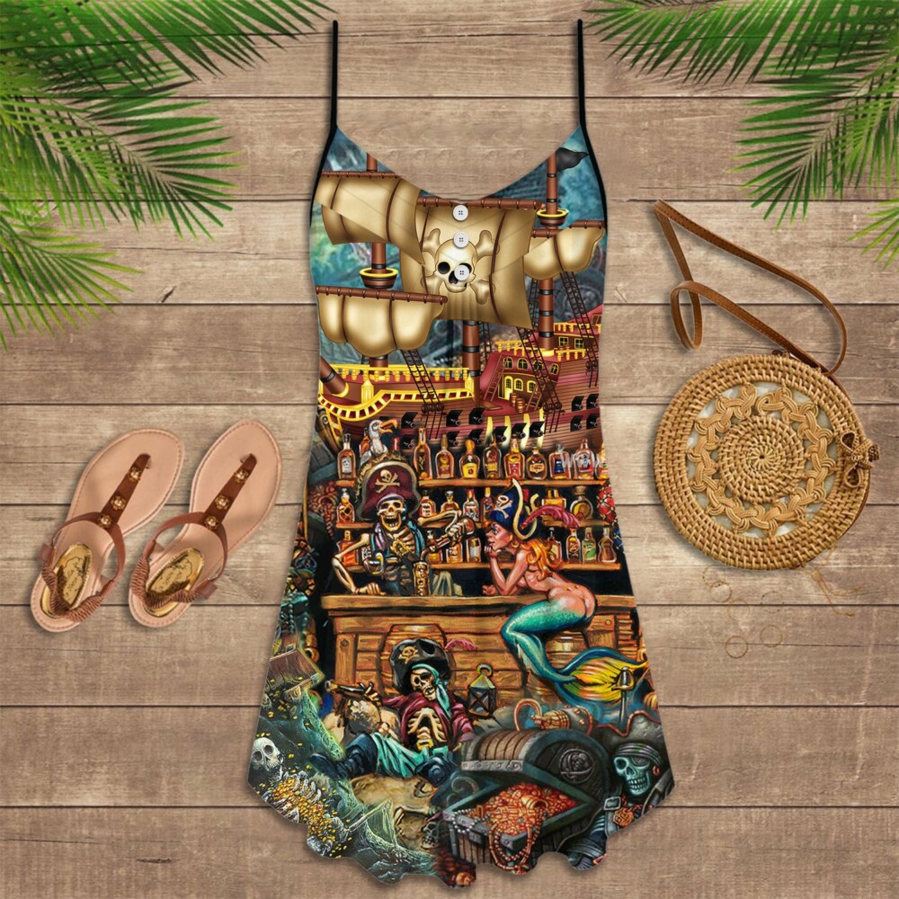 Skull Pirate Hunting Treasure - Summer Dress - Owl Ohh - Owl Ohh