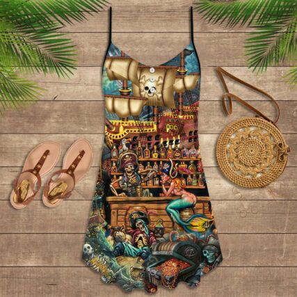 Skull Pirate Hunting Treasure - Summer Dress - Owl Ohh - Owl Ohh