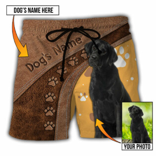 Dog Paw Various Style Custom Photo Personalized - Beach Short - Owl Ohh - Owl Ohh