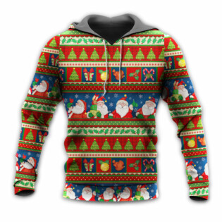 Christmas Santa Claus Happy Xmas - Hoodie - Owl Ohh - Owl Ohh