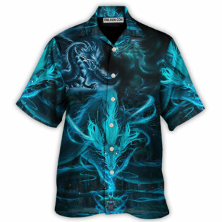 Dragon Blue Lighting And The Witch - Hawaiian Shirt - Owl Ohh - Owl Ohh