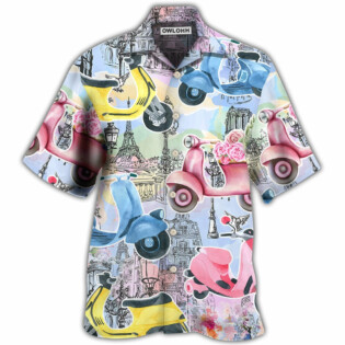 Scooter And City Art - Hawaiian Shirt - Owl Ohh - Owl Ohh