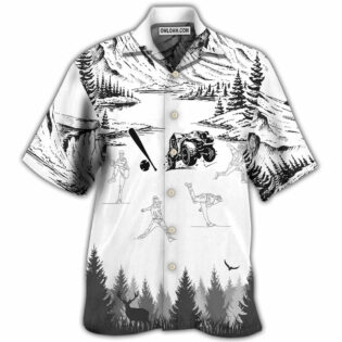 Baseball I Like Jeeps And Baseball - Hawaiian Shirt - Owl Ohh - Owl Ohh