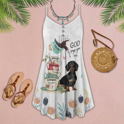 Dog Is My Love Dachshund - Summer Dress - Owl Ohh - Owl Ohh