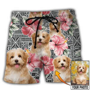 Dog My Sweet Dog Custom Photo - Beach Short - Owl Ohh - Owl Ohh