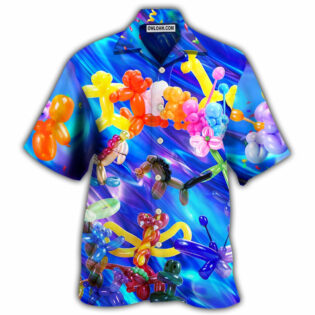 Balloon Modelling Amazing Colorful - Hawaiian Shirt - Owl Ohh - Owl Ohh