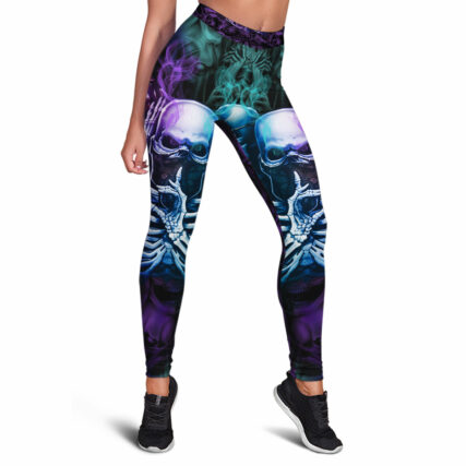 Skull Neither Hear Nor See - Legging - Owl Ohh - Owl Ohh