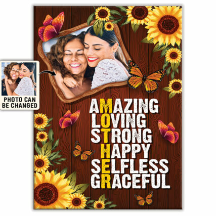 Mother's Day Special Gift For Your Mother Happy Mother's Day Custom Photo - Vertical Poster - Personalized Photo Gifts-Owl Ohh