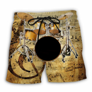 Drum Old Drummer And Lovely Lady Stick - Beach Short - Owl Ohh - Owl Ohh