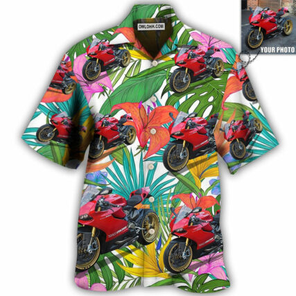 Motorcycle My Sweet Lover Custom Photo - Hawaiian Shirt - Owl Ohh - Owl Ohh