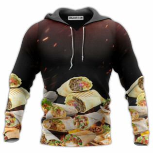 Food Burritos Fast Food Delicious - Hoodie - Owl Ohh - Owl Ohh