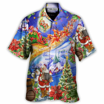 Christmas Santa Claus Love - Hawaiian Shirt - Owl Ohh - Owl Ohh
