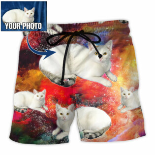 Cat Various Style Custom Photo - Beach Short - Owl Ohh - Owl Ohh