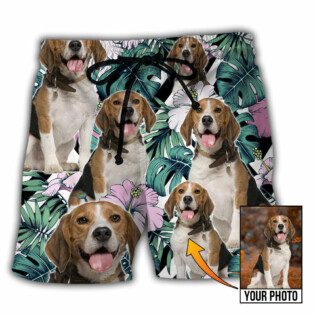 Dog My Sweet Dog Custom Photo - Beach Short - Owl Ohh - Owl Ohh