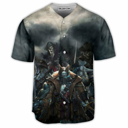 Pirate Dark Ghost Dangerous - Baseball Jersey - Owl Ohh