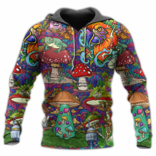 Hippie Mushroom Peace Lover - Hoodie - Owl Ohh - Owl Ohh