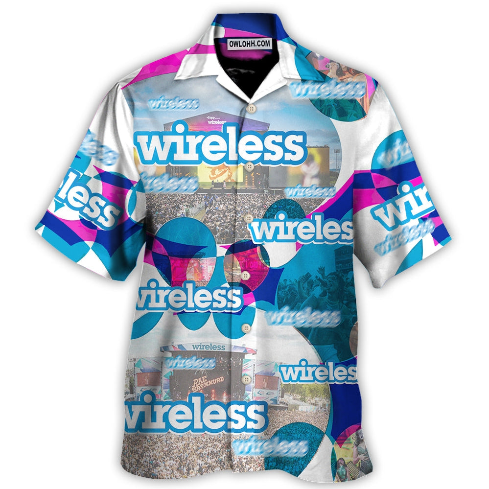 Music Event Wireless Festival Drop The Beat - Hawaiian Shirt - Owl Ohh for men and women, kids - Owl Ohh