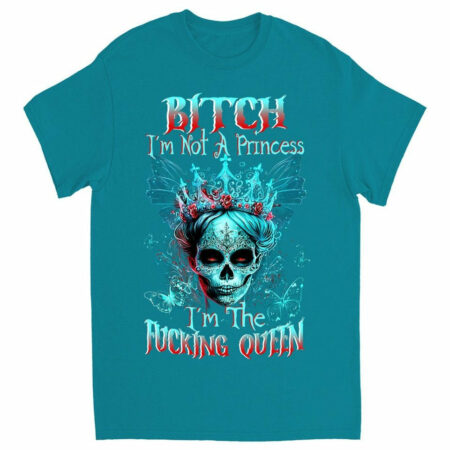 I'M THE F QUEEN SUGAR SKULL COTTON SHIRT - TLTW0604232