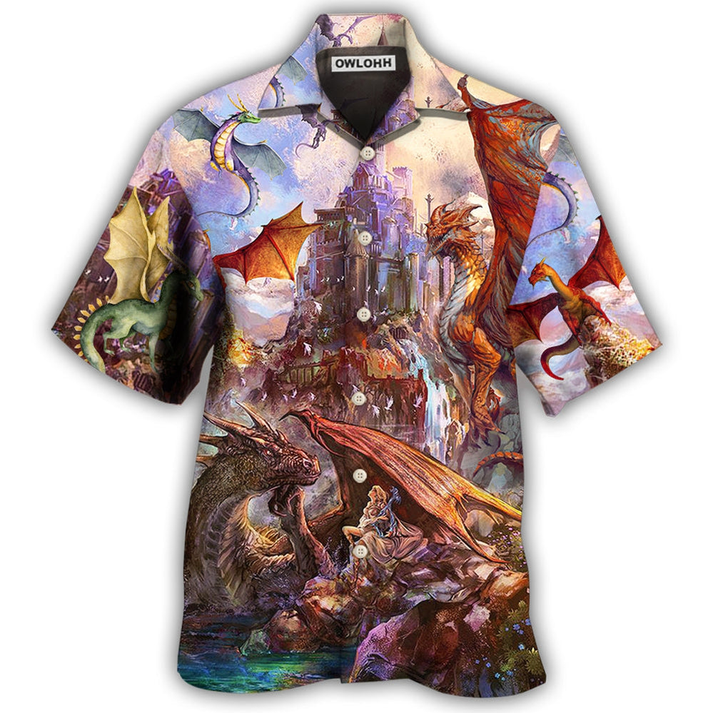 Dragon Life Lover Art Style - Hawaiian Shirt - Owl Ohh - Owl Ohh