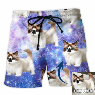 Cat Various Style Custom Photo - Beach Short - Owl Ohh - Owl Ohh