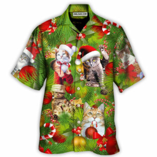 Christmas Cat It's Lazy Day - Hawaiian Shirt - Owl Ohh - Owl Ohh