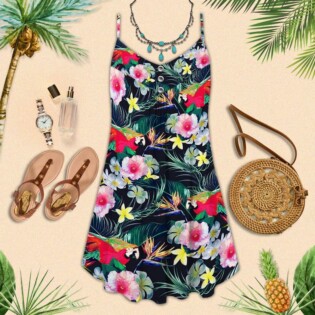 Parrot Loves Summer Tropical Style Amazing - Summer Dress - Owl Ohh - Owl Ohh