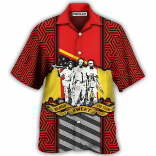 Veteran Vietnam Veteran Blood Sweat Tears - Hawaiian Shirt - Owl Ohh - Owl Ohh